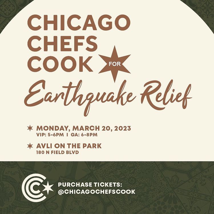 Chicago Chefs Cook for Earthquake Relief event