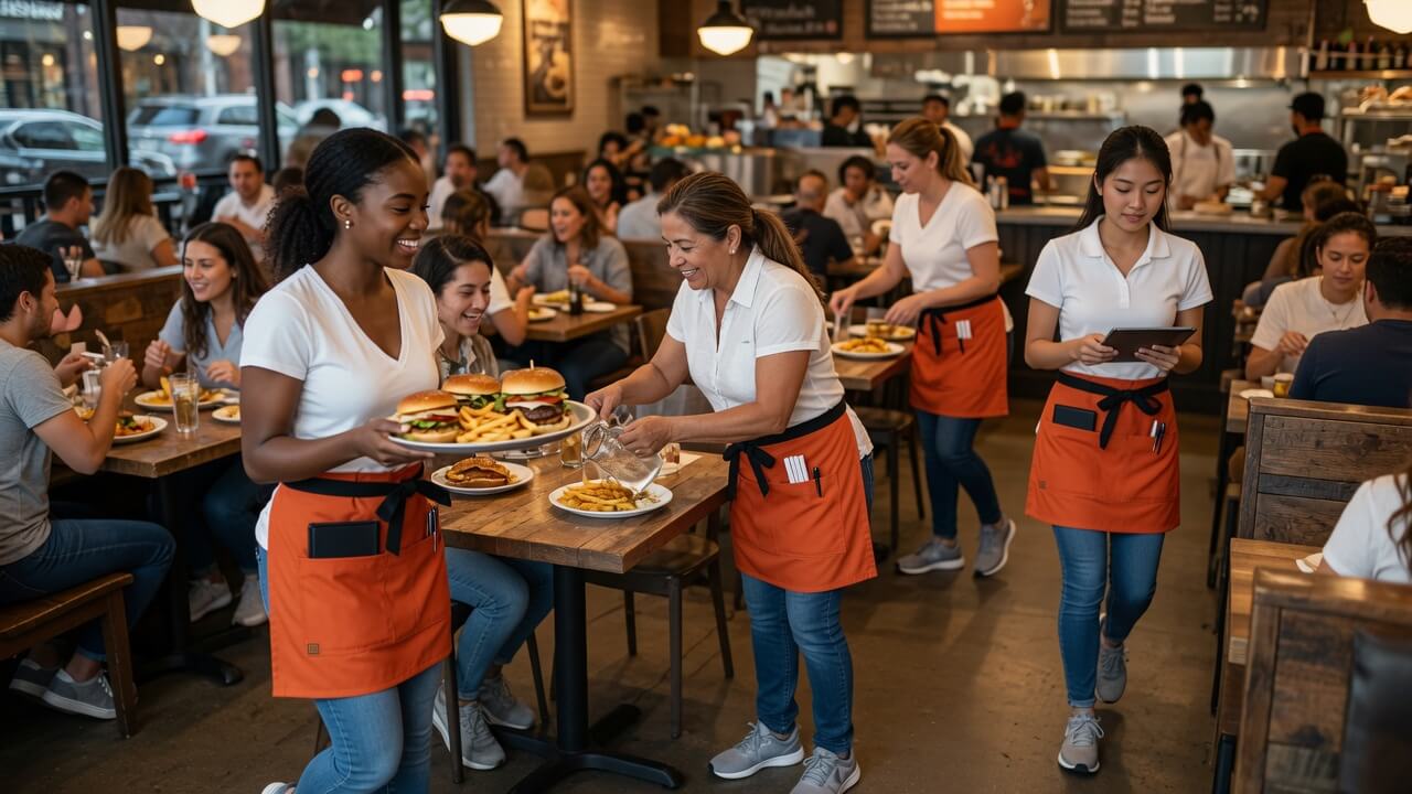 CHEFtog Server Apron Scene