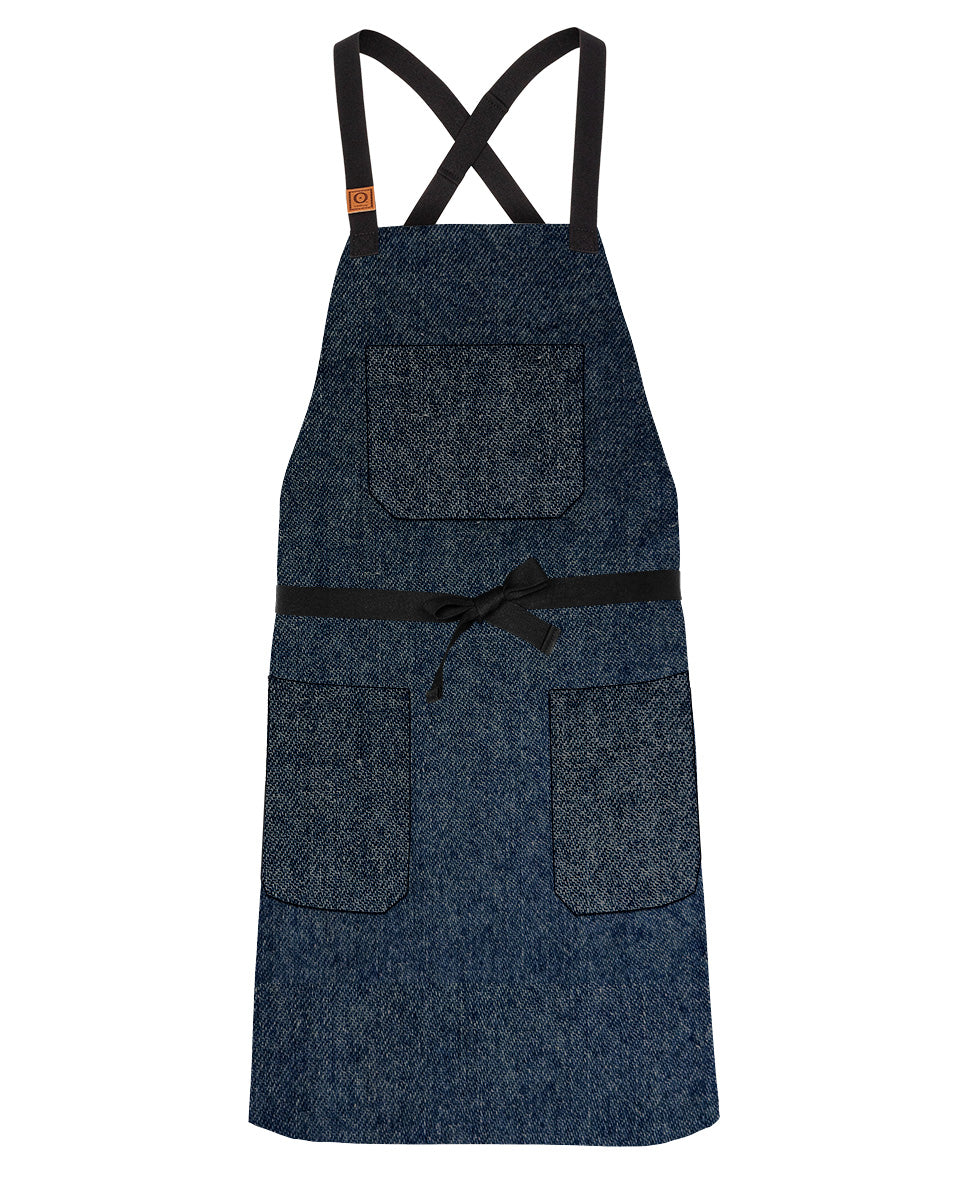 NEIGHBORHOOD DENIM APRON インディゴ CHEFtog-Crossback-Apron-Medium