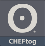 CHEFtog Logo Circle O with Dot