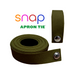 cheftog.com Regular Olive Snap Apron Tie Pack OLV-STP-XB-RG