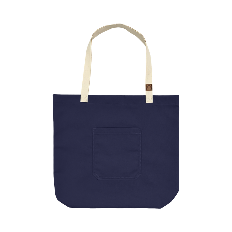 cheftog.com Poly-Cotton Navy Tog Tote Bag CT-BAG-10PC