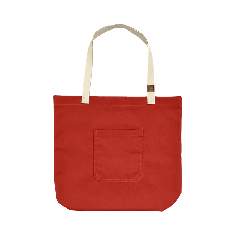 cheftog.com Poly-Cotton Red Tog Tote Bag CT-BAG-59PC