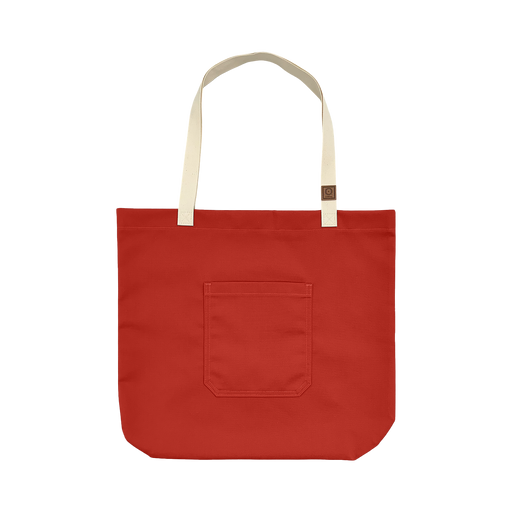 cheftog.com Poly-Cotton Red Tog Tote Bag CT-BAG-59PC
