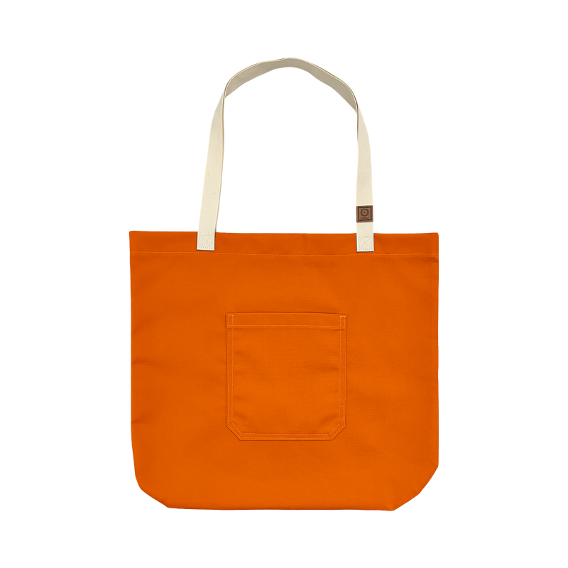 cheftog.com Poly-Cotton Tangerine Tog Tote Bag CT-BAG-32PC