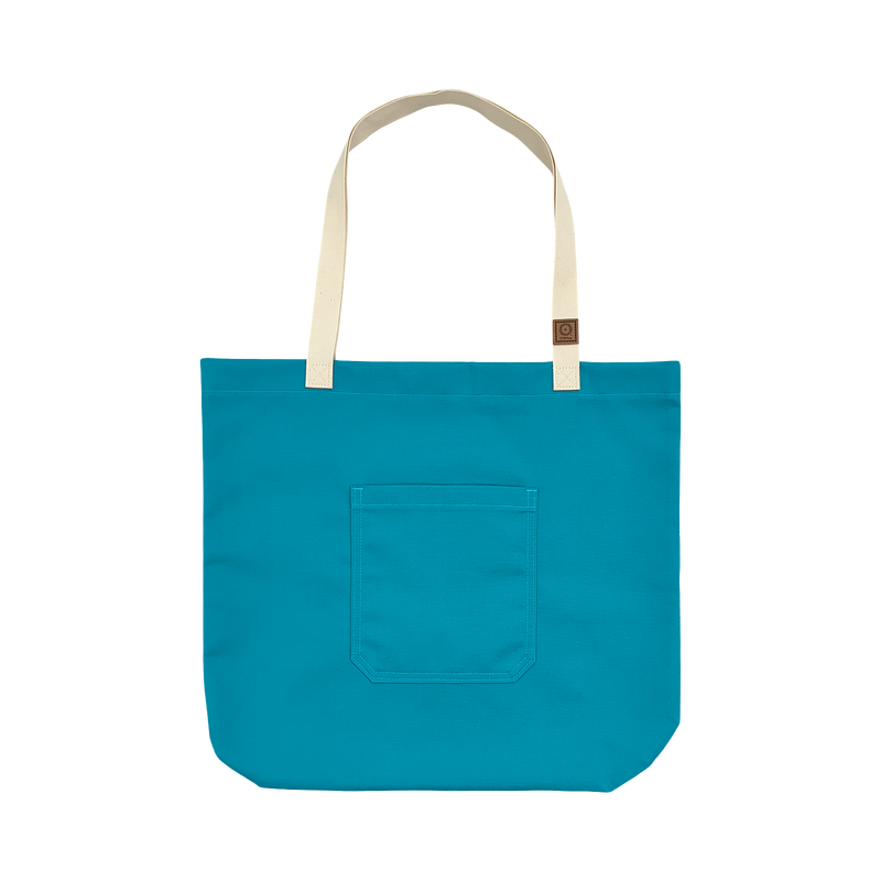 cheftog.com Poly-Cotton Turquoise Tog Tote Bag CT-BAG-25PC