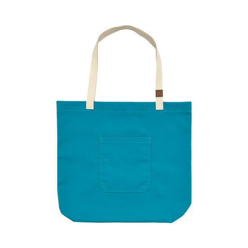 cheftog.com Poly-Cotton Turquoise Tog Tote Bag CT-BAG-25PC