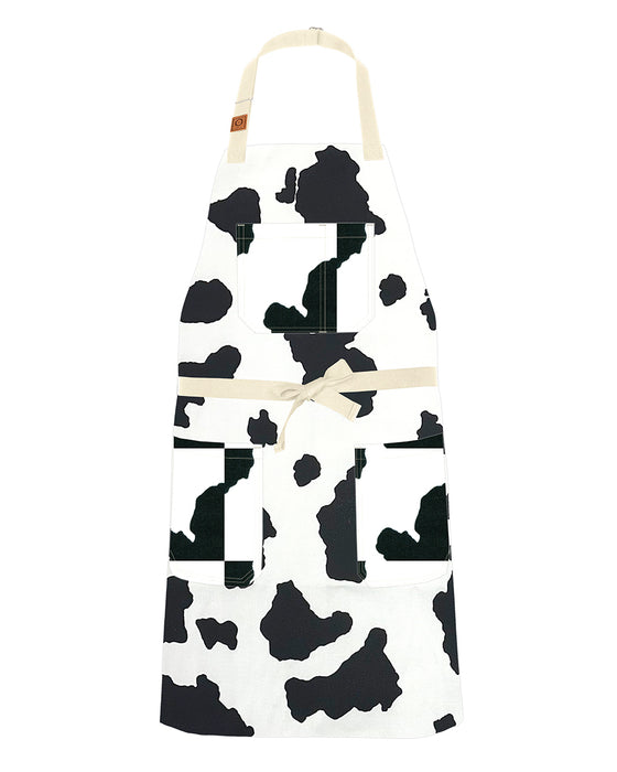 cheftog.com Regular Cow Lightweight Snap Tie Apron 1020S-66PC-RG