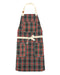 cheftog.com Regular Tartan1 Lightweight Snap Tie Apron 1020S-68PC-RG