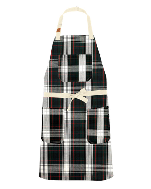 cheftog.com Regular Tartan2 Lightweight Snap Tie Apron 1020S-69PC-RG