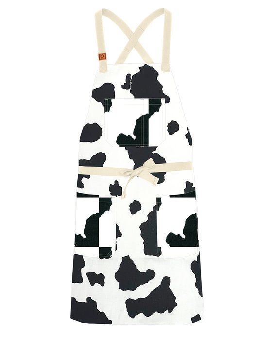 cheftog.com Regular Cow Lightweight Cross Back Snap Tie Apron 1030S-66PC-RG