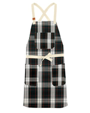 cheftog.com Regular Tartan2 Lightweight Cross Back Snap Tie Apron 1030S-69PC-RG