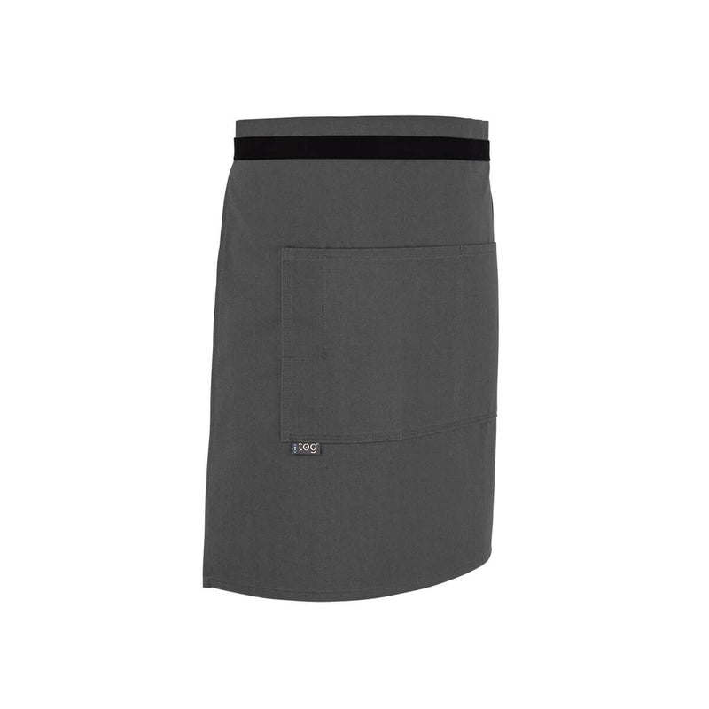 cheftog.com   Lightweight Half Length Four Pocket Server Apron 