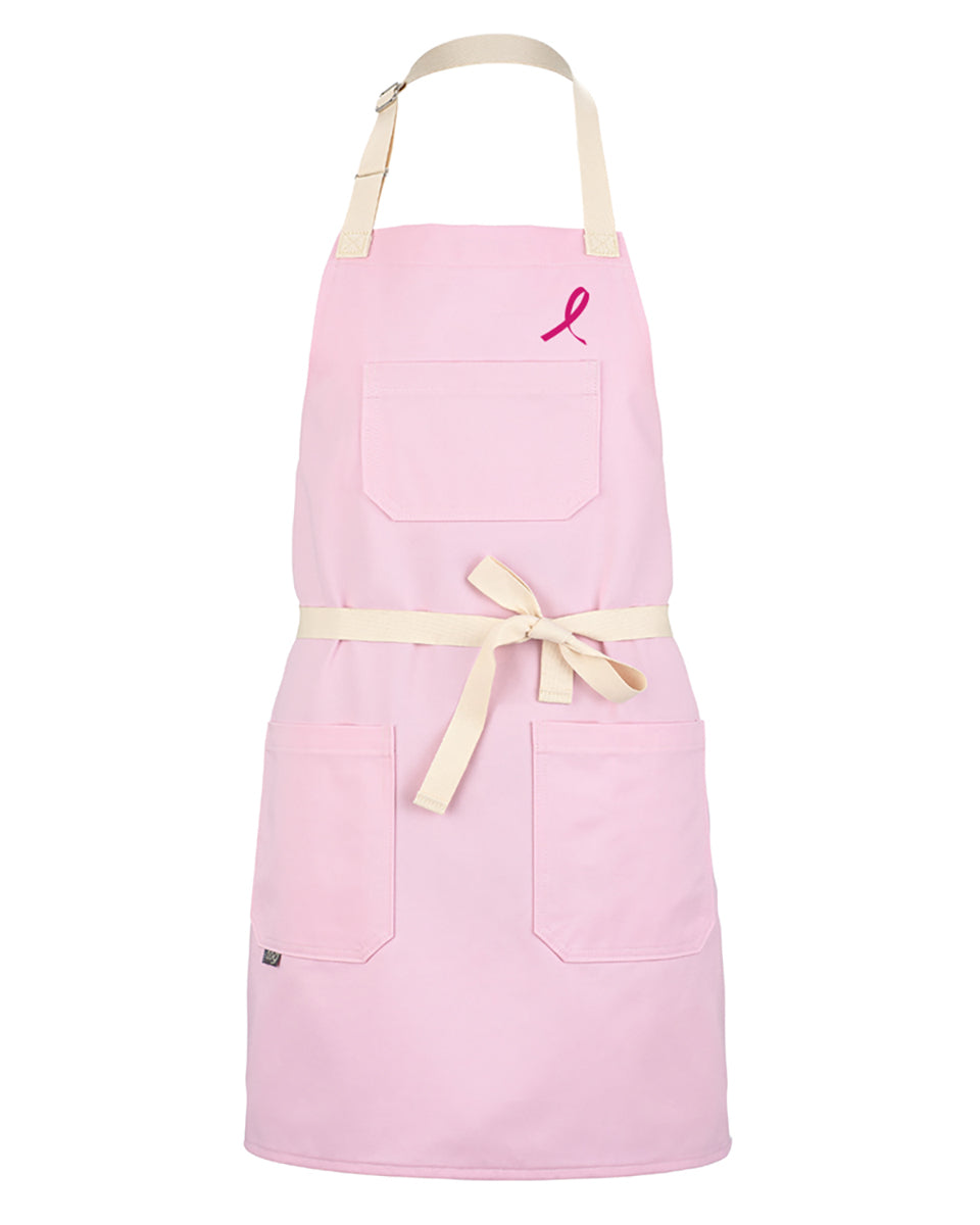 Apron with a Purpose – Pink Ribbon Apron Supporting Breast Cancer