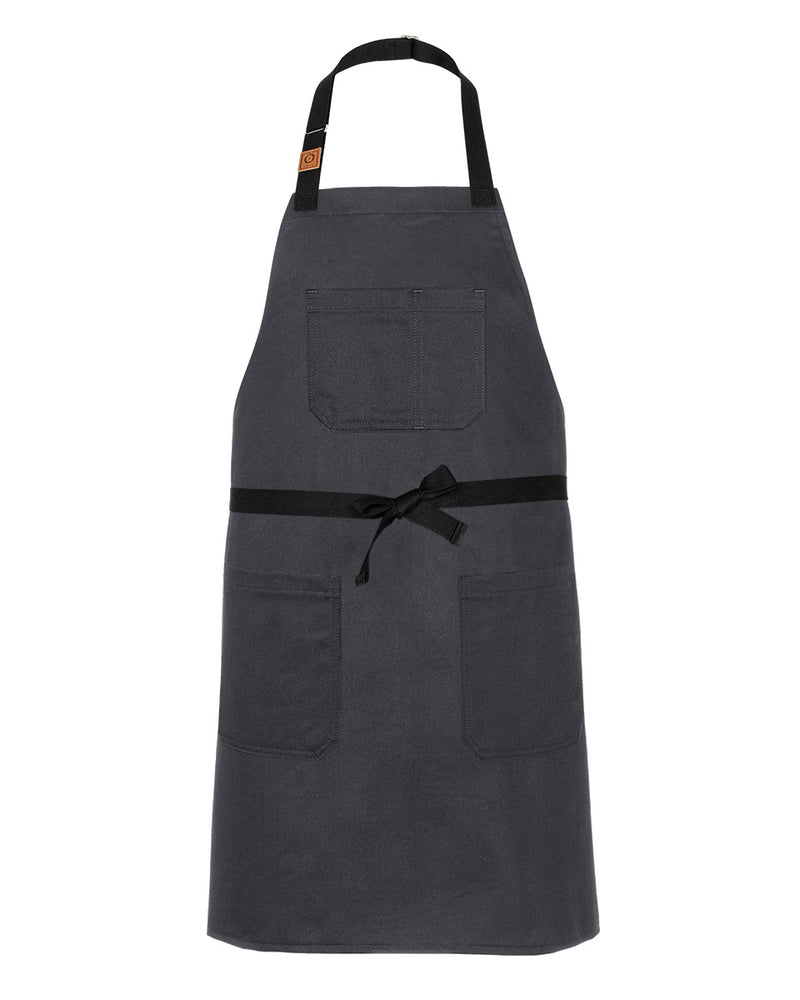 cheftog.com Regular Charcoal Bull Denim Apron 2020-06BD-RG
