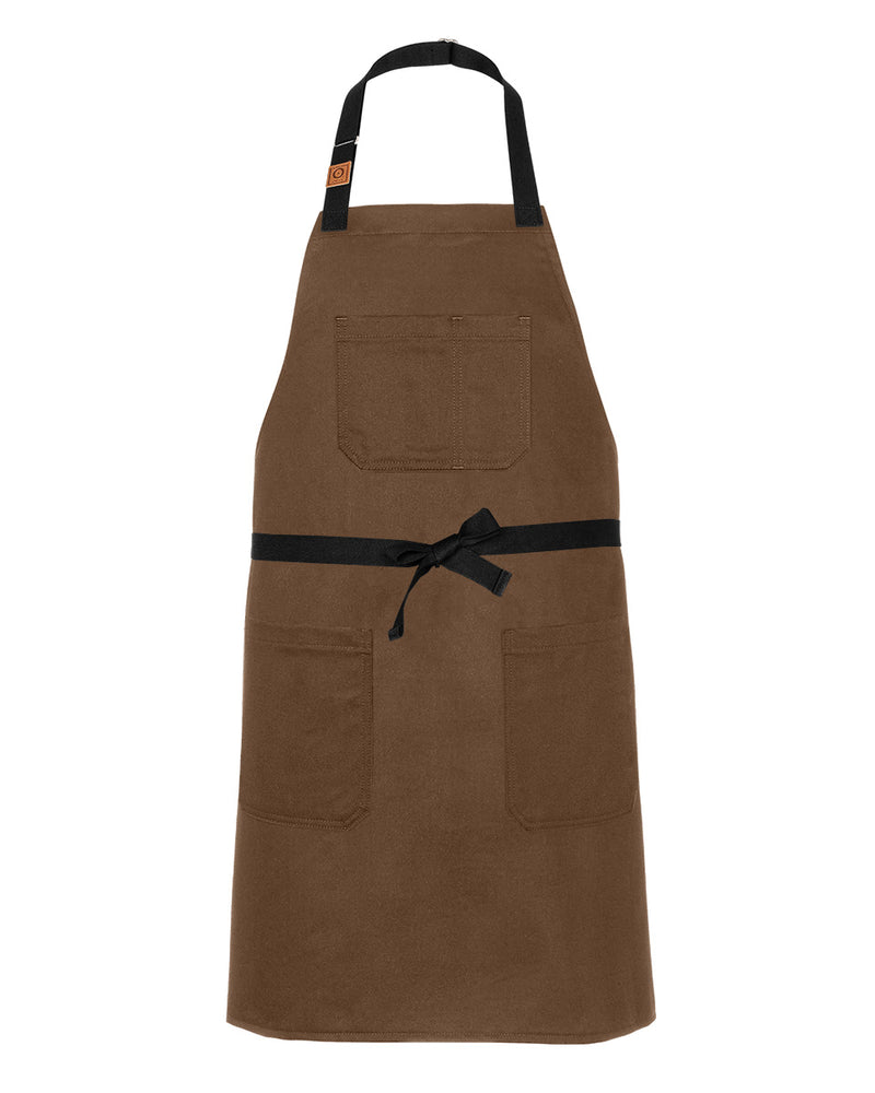cheftog.com Regular Cocoa Bull Denim Apron 2020-38BD-RG