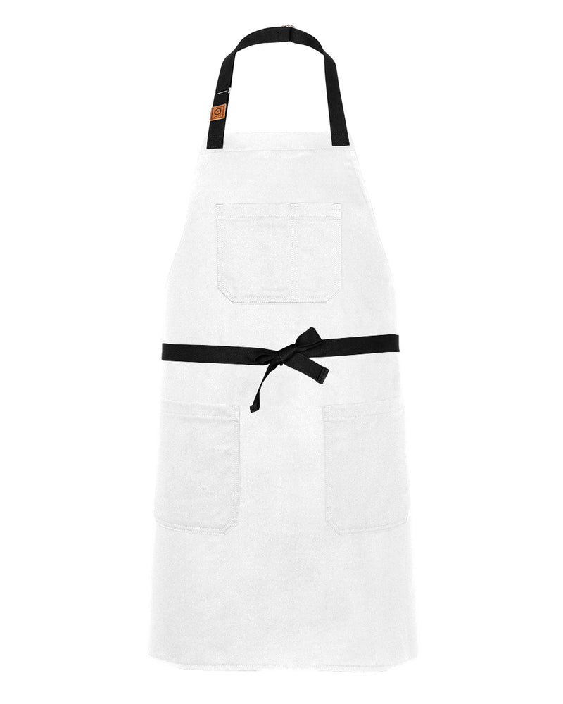 cheftog.com Regular White Bull Denim Apron 2020-02BD-RG