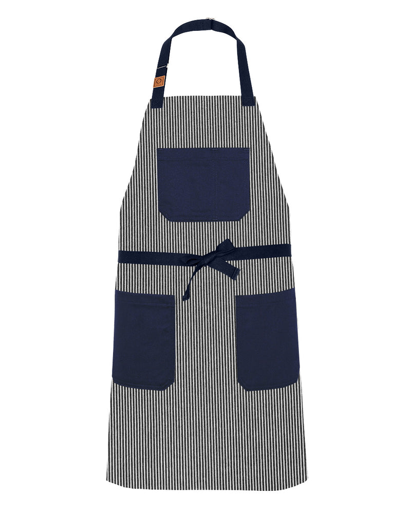 cheftog.com Regular Navy Chicago Stock Yard Butcher Apron 5010-RG