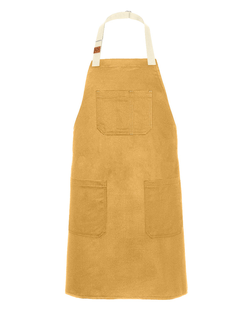cheftog.com Regular Dijon Chino Twill Snap Tie Apron 2600S-55CT-RG