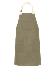 cheftog.com Regular Khaki Chino Twill Snap Tie Apron 2600S-04CT-RG