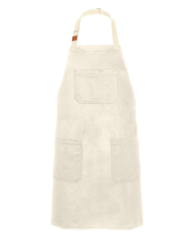 cheftog.com Regular Natural Chino Twill Snap Tie Apron 2600S-51CT-RG