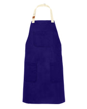 cheftog.com Regular Purple Chino Twill Snap Tie Apron 2600S-48CT-RG