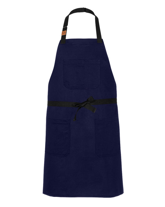 cheftog.com Big and Tall Navy Duck Water Resistant Apron 2240-10DC-BT