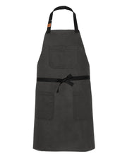 cheftog.com Big and Tall Graphite Hopsack Canvas Apron 2420-44HC-BT