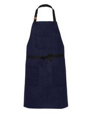 cheftog.com Big and Tall Navy Hopsack Canvas Apron 2420-10HC-BT