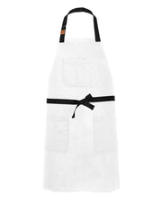 cheftog.com Big and Tall White Hopsack Canvas Apron 2420-02HC-BT