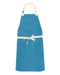 cheftog.com Big and Tall Turquoise Lightweight Apron 1020-25PC-BT