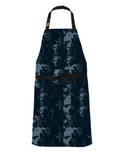 cheftog.com Regular Blue Camo Ripstop Snap Tie Apron 2700-45RS-RG