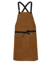 cheftog.com Regular Rust2 Bull Denim CrossBack Snap Tie Apron 2030S-39BD-RG