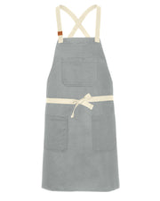 cheftog.com Regular Cloud Chino Twill CrossBack Snap Tie Apron 2630S-36CT-RG