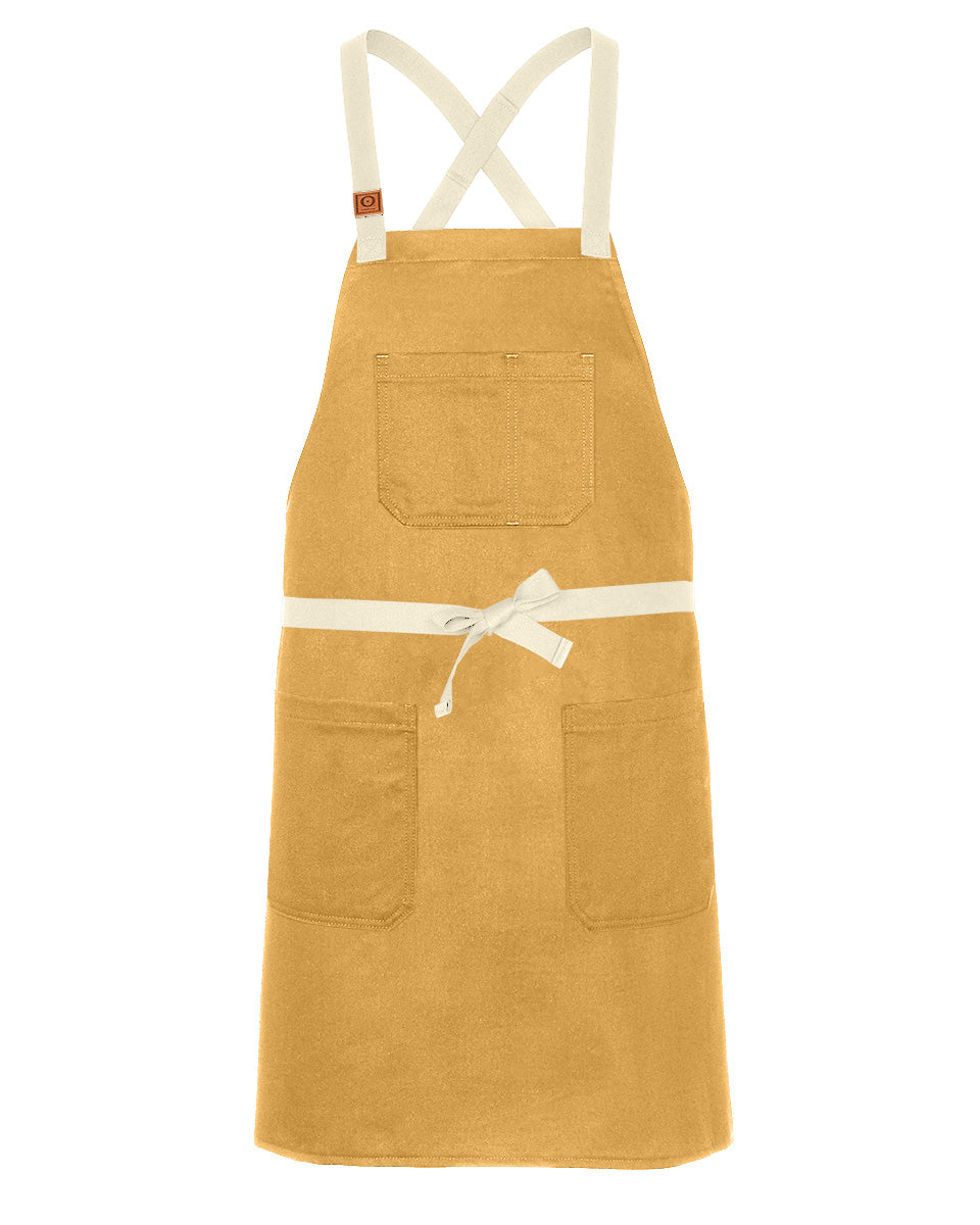 Chino Twill CrossBack Apron – Durable, Comfortable & Customizable