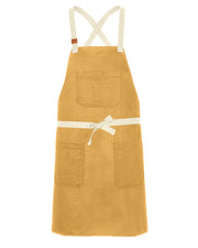 cheftog.com Regular Dijon Chino Twill CrossBack Snap Tie Apron 2630S-55CT-RG