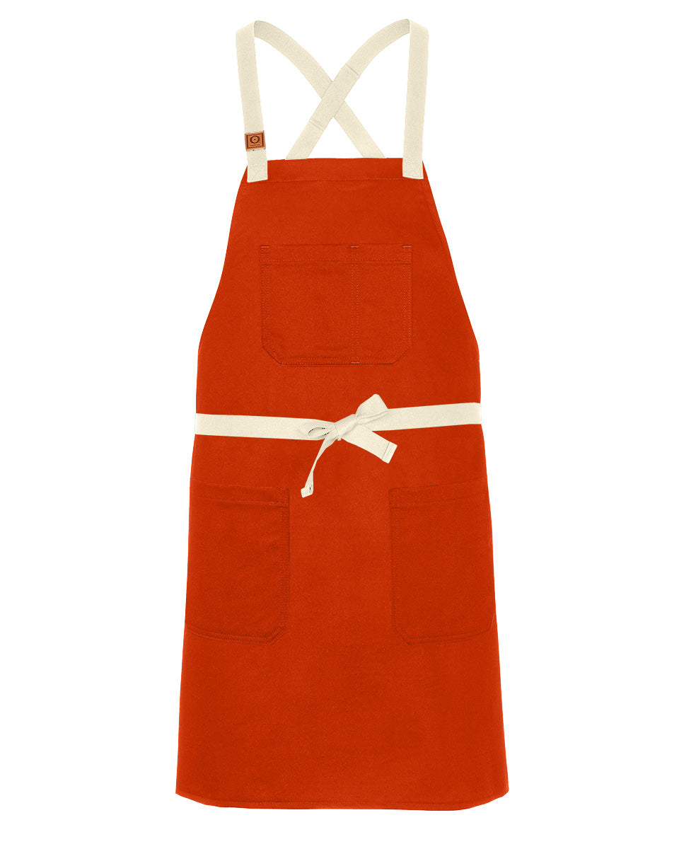 Chino Twill CrossBack Apron – Durable, Comfortable & Customizable