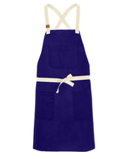 cheftog.com Regular Purple Chino Twill CrossBack Snap Tie Apron 2630S-48CT-RG