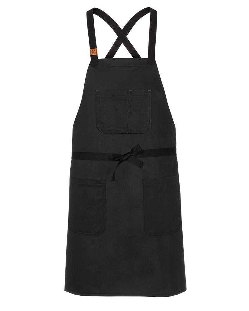cheftog.com Regular Black Duck Water Resistant CrossBack Snap Tie Apron 2230S-01DC-RG