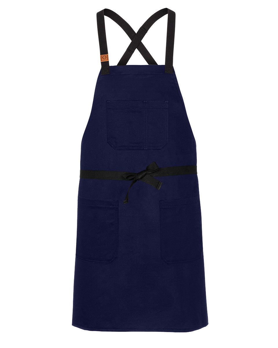 エプロン・三角巾 ENGINEERED GARMENTS/Long Apron/Navy Duck Water Resistant CrossBack Snap Tie Apron - Durable