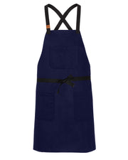 cheftog.com Regular Navy Duck Water Resistant CrossBack Snap Tie Apron 2230S-10DC-RG