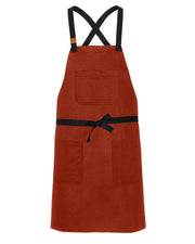 cheftog.com Regular Rust Duck Water Resistant CrossBack Snap Tie Apron 2230S-39DC-RG