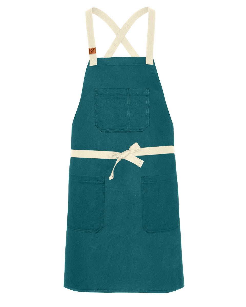 Lightweight CrossBack Snap Tie Apron – Comfort and Durability