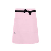 cheftog.com  Pink Lightweight Half Length Four Pocket Server Apron 1120-22PC-4P