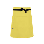 cheftog.com  Lemon Lightweight Half Length Four Pocket Server Apron 1120-54PC-4P