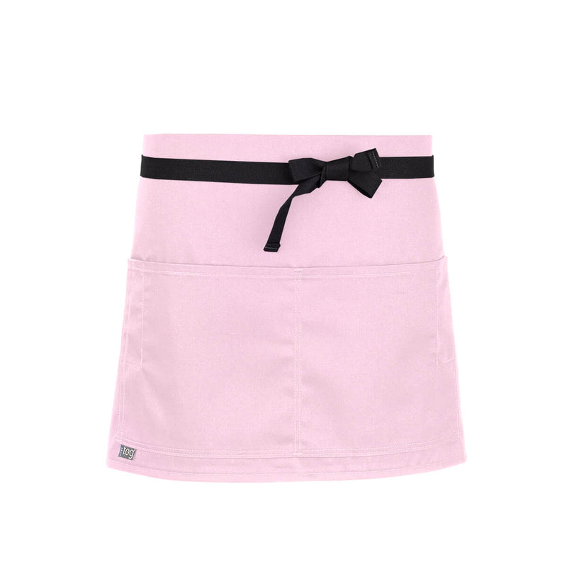 cheftog.com  Pink Lightweight Quarter Length Four Pocket Server Apron 1110-22PC-4P