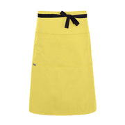 cheftog.com  Lemon Lightweight Three Quarter Length Four Pocket Server Apron 1130-54PC-4P