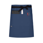 cheftog.com  Slate Performance Half Length Three Pocket Server Apron 2121-12CT-3P