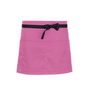 cheftog.com  Fuchsia Performance Quarter Length Four Pocket Server Apron 2111-53CT-4P