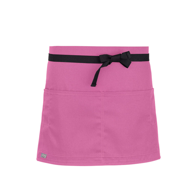 cheftog.com  Fuchsia Performance Quarter Length Four Pocket Server Apron 2111-53CT-4P